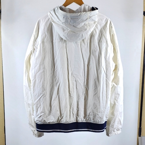 TOMMY HILFIGER Boathouse Hooded Bomber Jacket White XL - Picture 3 of 7